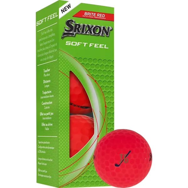 Srixon Soft Feel BRITE Golf Balls - 3 Pack