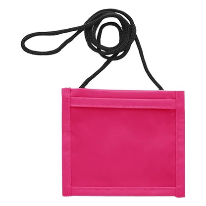 Adjustable Lanyard Neck Wallet - 3.95" x 5.25"