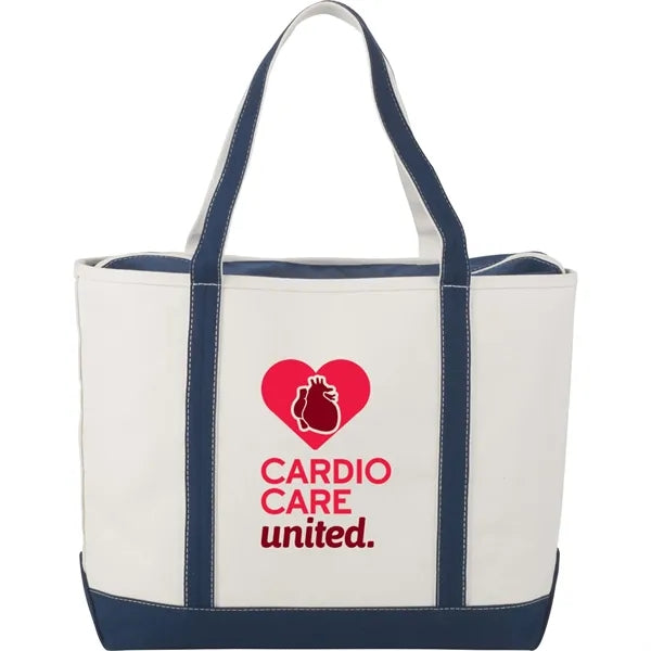Baltic 24oz Cotton Canvas Tall Zippered Tote