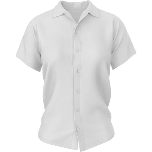 Women's Full Color Viscose Full-Button Shirt