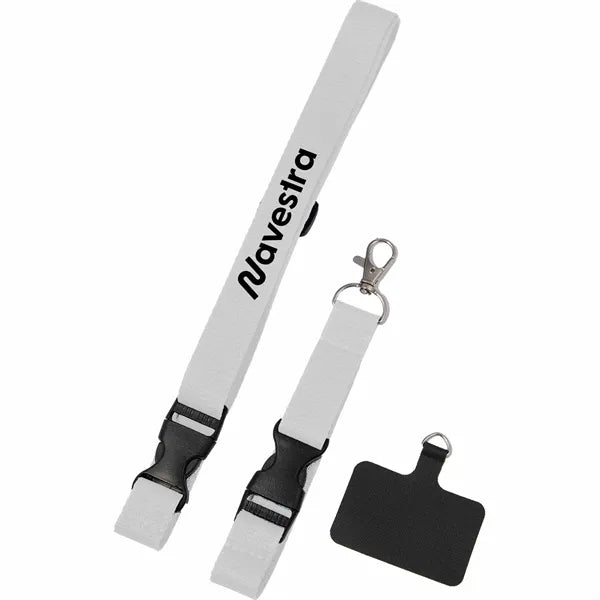 Adjustable Recycled Phone Lanyard