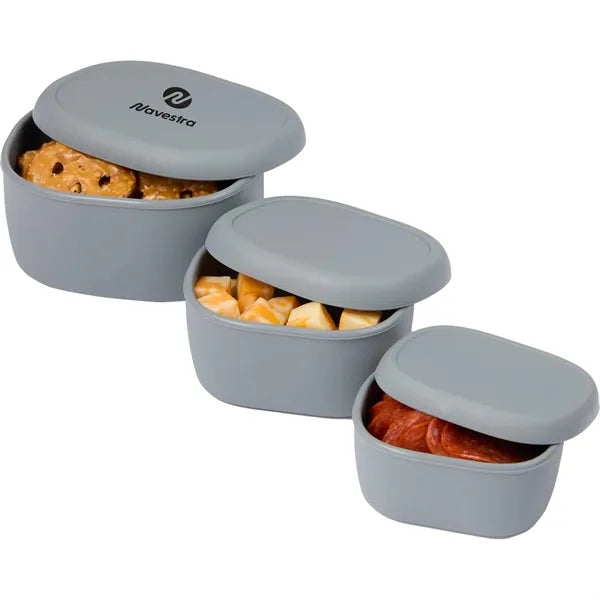 Zili Silicone Small Storage Containers - set of 3