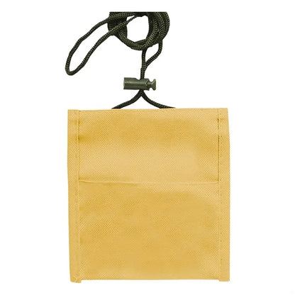 Adjustable Lanyard Neck Wallet - 5.40" x 5.25"