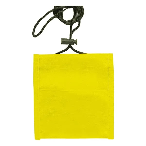 Adjustable Lanyard Neck Wallet - 5.40" x 5.25"
