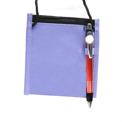 Adjustable Lanyard Neck Wallet - 5.40" x 5.25"