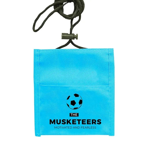 Adjustable Lanyard Neck Wallet - 5.40" x 5.25"