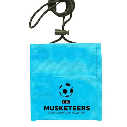 Adjustable Lanyard Neck Wallet - 5.40" x 5.25"