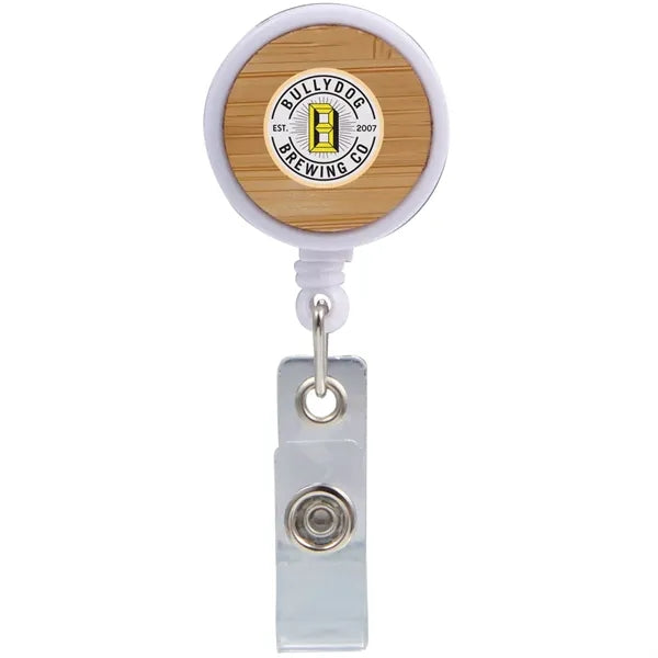 Bamboo Badge Holder