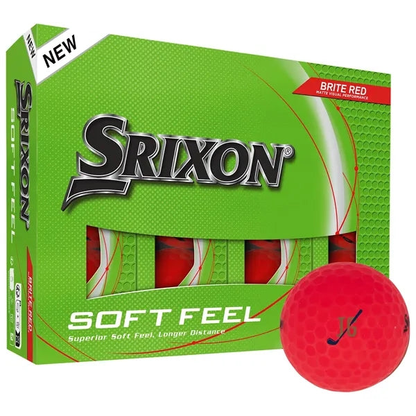 Srixon Soft Feel BRITE Golf Balls - 12 Pack