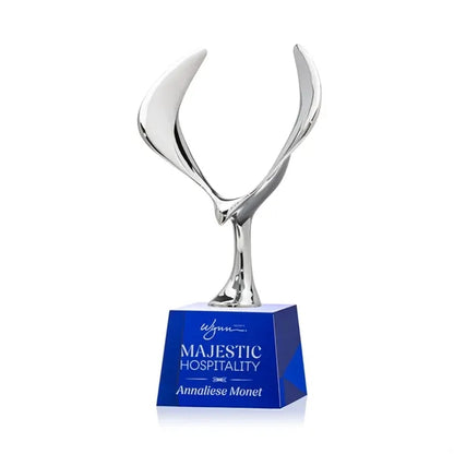 Maverick Eagle Award on Robson Base - Blue