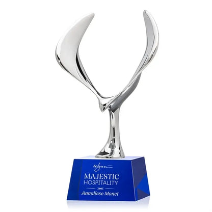Maverick Eagle Award on Robson Base - Blue