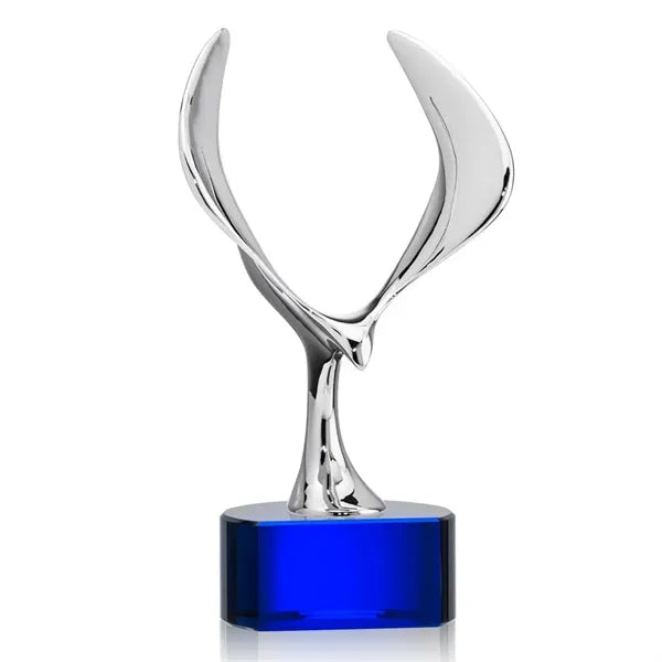 Maverick Eagle Award on Paragon Base - Blue