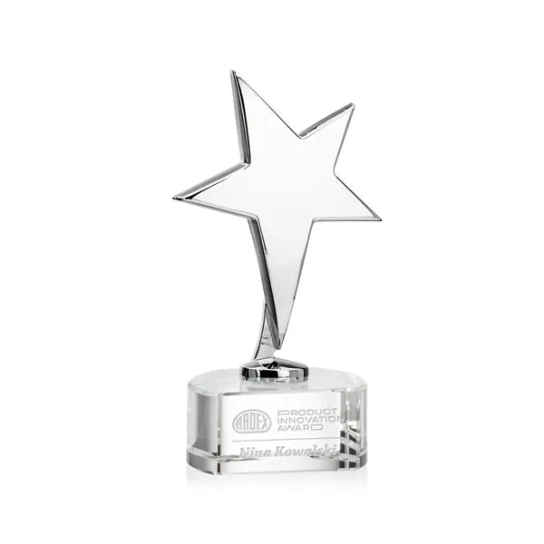 Tuscany Chrome Star on Paragon Base - Clear
