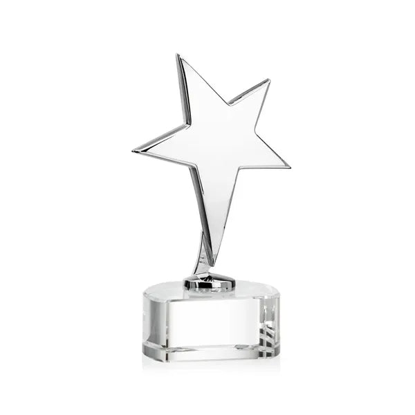 Tuscany Chrome Star on Paragon Base - Clear