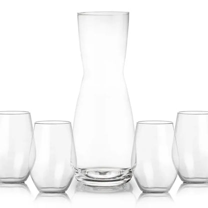 Mason Carafe & Vale Stemless Wine Set