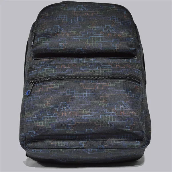 Premium Sublimation Backpack w/ 2 Zippered Pockets