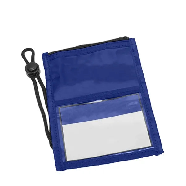 Adjustable Lanyard Neck Wallet - 6.89" x 5.25"