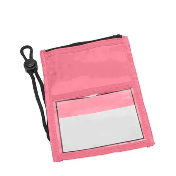 Adjustable Lanyard Neck Wallet - 6.89" x 5.25"