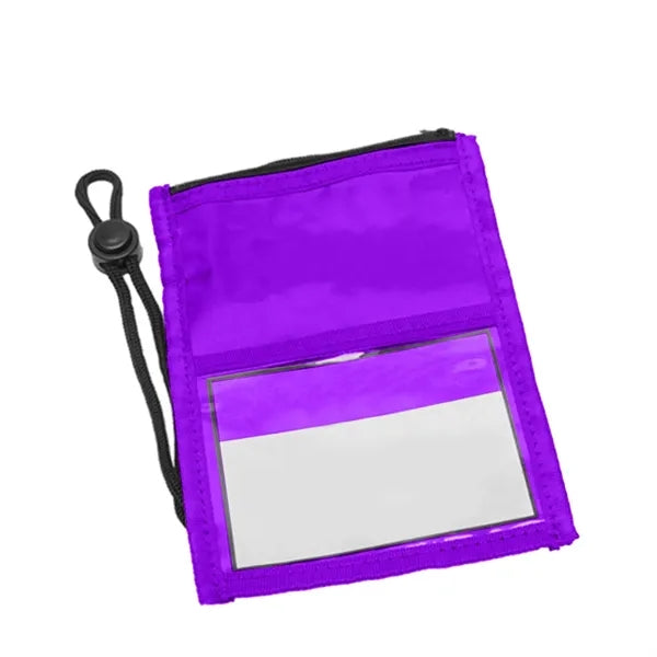 Adjustable Lanyard Neck Wallet - 6.89" x 5.25"