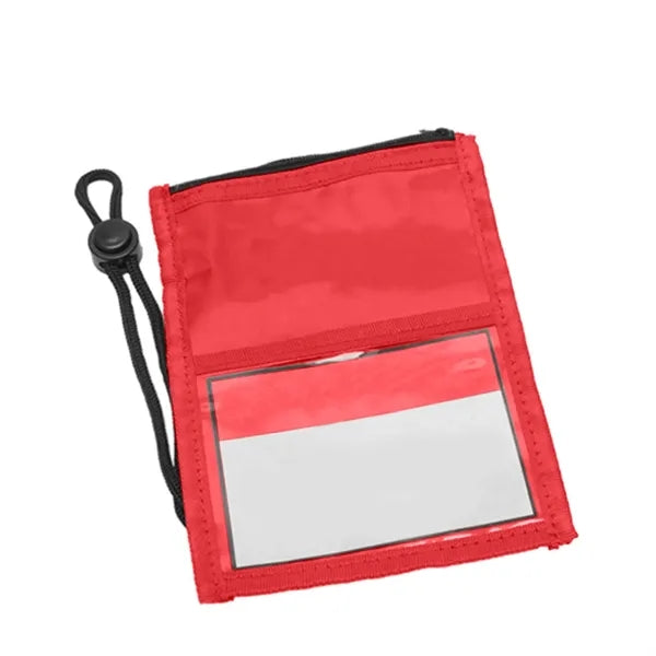 Adjustable Lanyard Neck Wallet - 6.89" x 5.25"