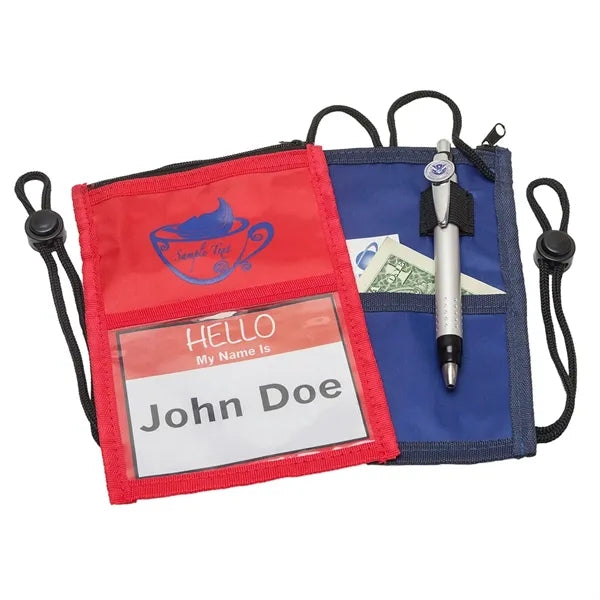 Adjustable Lanyard Neck Wallet - 6.89" x 5.25"