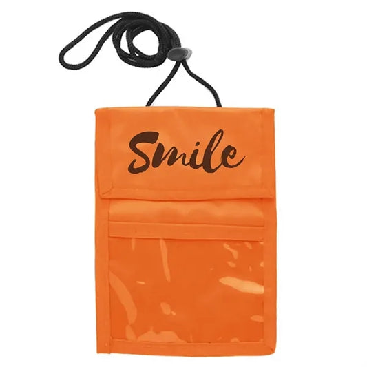 Adjustable Lanyard Neck Wallet - 6.80" x 5.25"