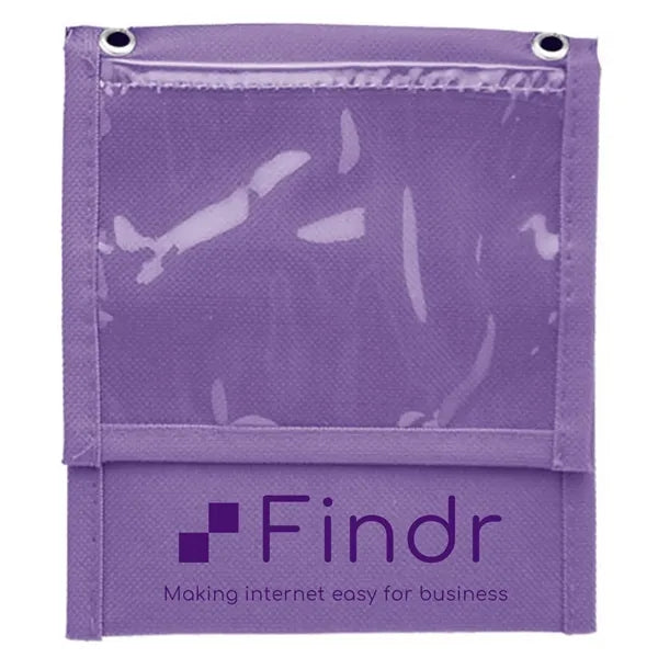 Adjustable Lanyard Neck Wallet - 6.00" x 5.25"