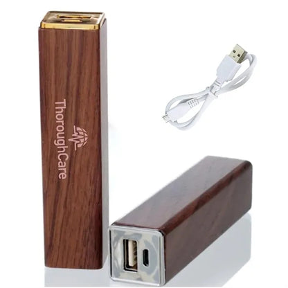 2200 mAh Eco-Friendly Wooden Power Bank