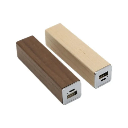 2200 mAh Eco-Friendly Wooden Power Bank