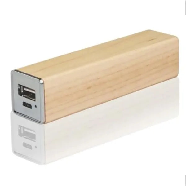 2200 mAh Eco-Friendly Wooden Power Bank