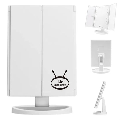 Desktop Tri-Fold Makeup Mirror