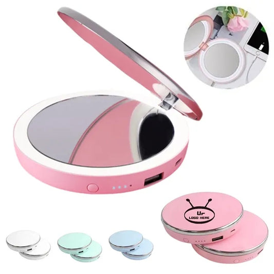 Power Bank Makeup Mirror