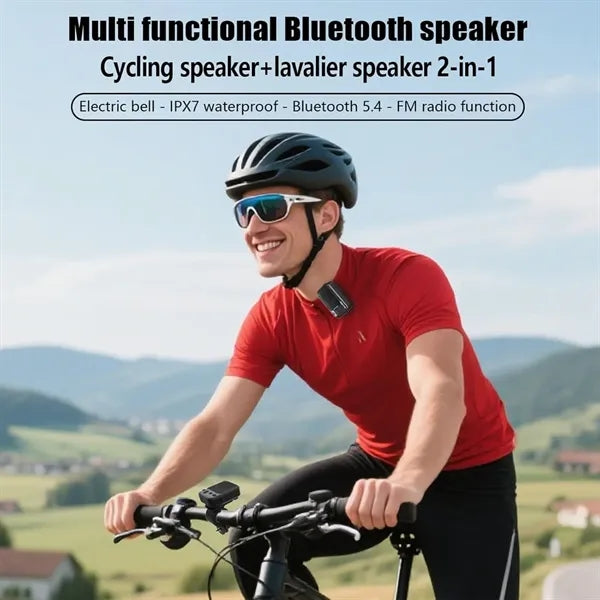 Wearable Bluetooth Speaker with Handlebar Mount