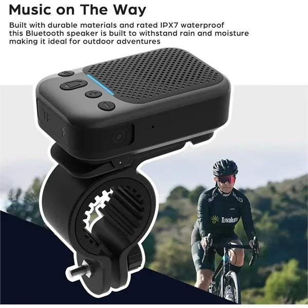 Wearable Bluetooth Speaker with Handlebar Mount
