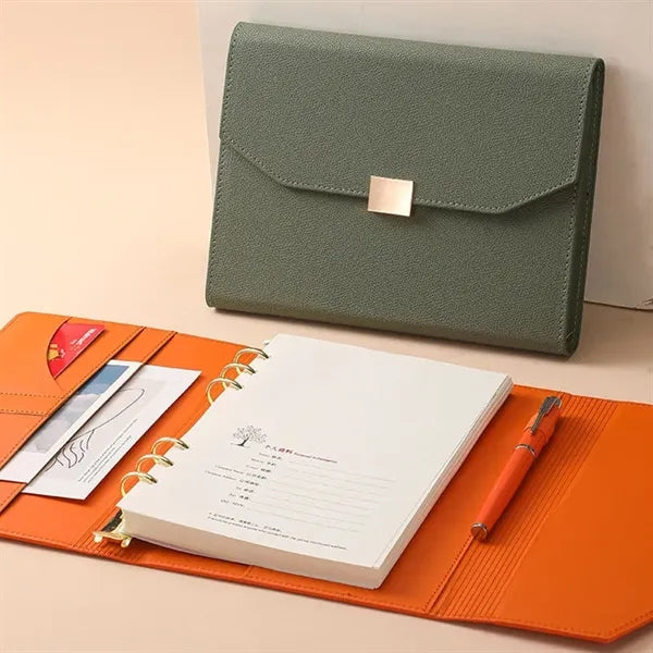 A5 Leather Journals  Notebook with Magnetic Closure