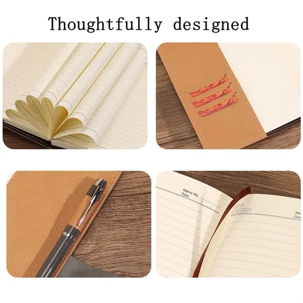 A5 Vintage Journal with Combination Lock Diary Notebook