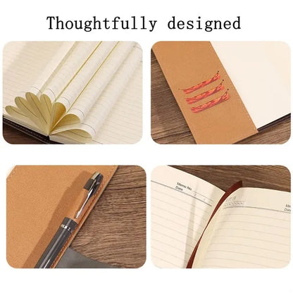 A5 Vintage Journal with Combination Lock Diary Notebook