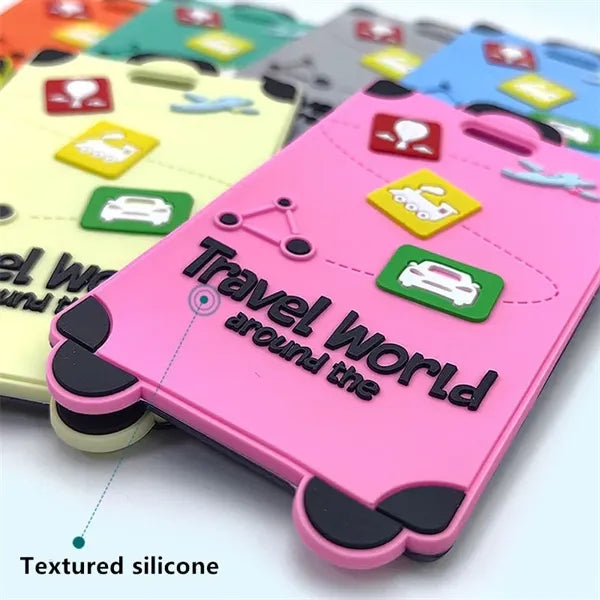 Silicone Luggage Suitcase Tags with Name Address