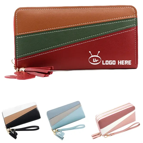 Double Zippered Layer Women'S Wallet