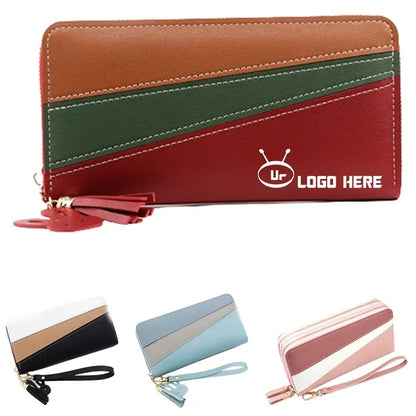 Double Zippered Layer Women'S Wallet
