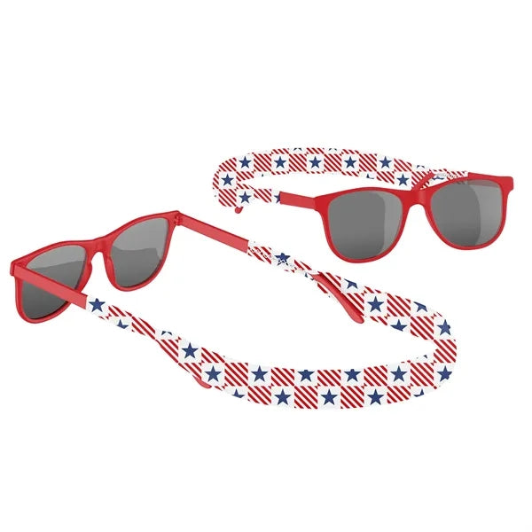Full Sublimation Eyeglass Retainer - 15.75x1in Strap
