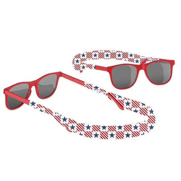 Full Sublimation Eyeglass Retainer - 15.75x1in Strap