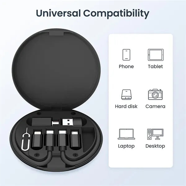 Multi-Port USB Charger  Universal Charging Adapter Kit