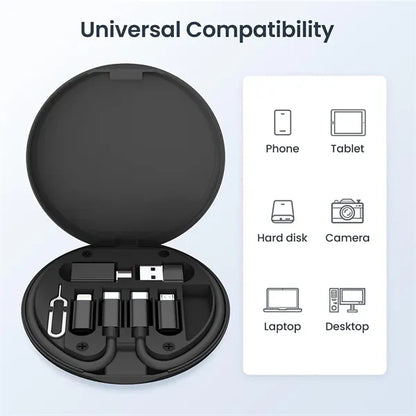 Multi-Port USB Charger  Universal Charging Adapter Kit