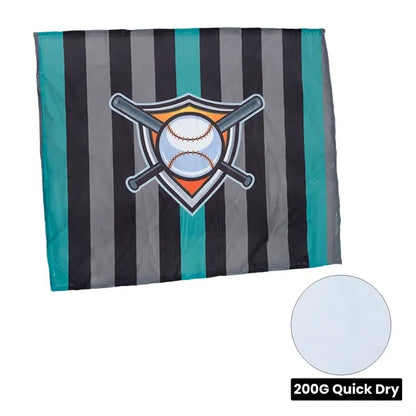 Sublimation Quick Dry Sports Rally Towel - 18" x 15"