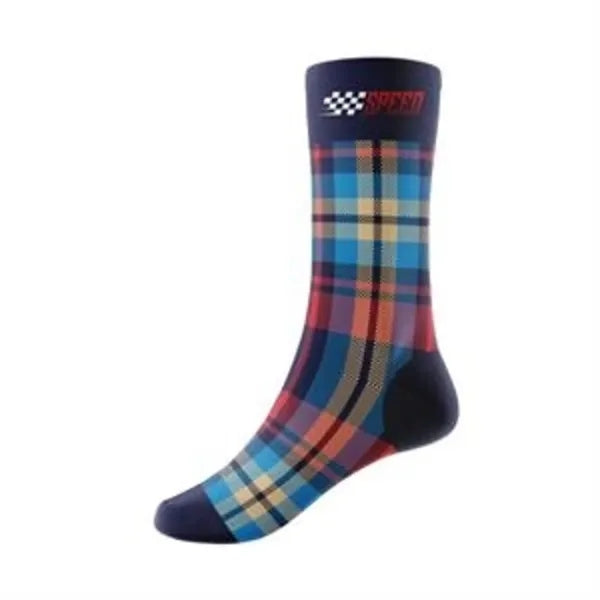 Adult 360 Degree Digital Print Cotton-Blend Crew Socks