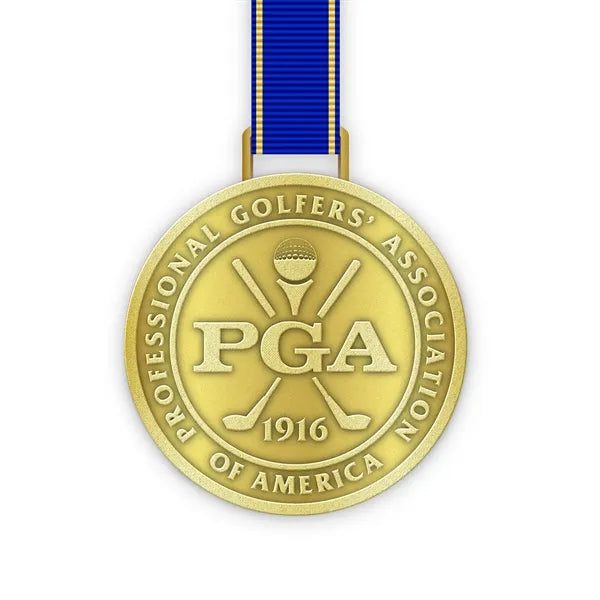 Zinc Alloy Medal with Antique Plating Finishes - Die Struck
