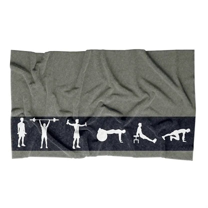 Sublimated Microfiber Golf Towel with Grommet & Carabiner