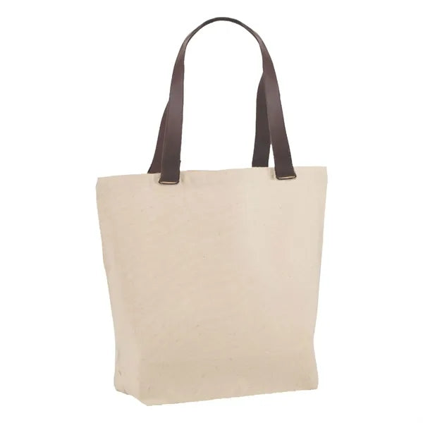 10 oz Cotton Canvas Tote Bag - 14"W x14"H x 12"Handle