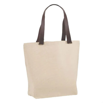 10 oz Cotton Canvas Tote Bag - 14"W x14"H x 12"Handle